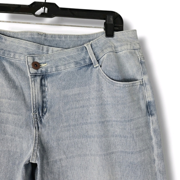 Halara Jean Wide Leg Flex Denim Women's Size Large Tall - Picture 9 of 15